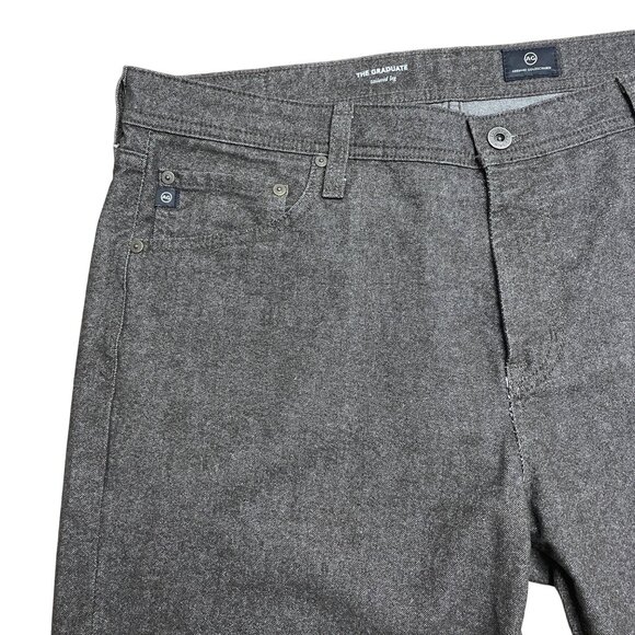 ADRIANO GOLDSCHMIED PANTS MENS SIZE 38 SUEDED THE GRADUATE TAILORED LEG NEUTRAL - Picture 5 of 10